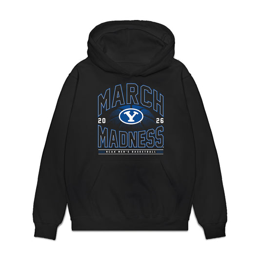 BYU - NCAA Men's Basketball : Nate Pickens - NCAA® March Madness® 2026 Premium Hooded Sweatshirt-0