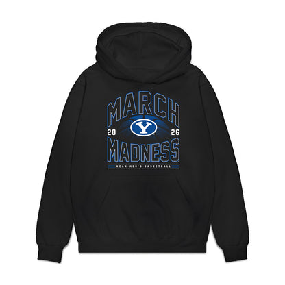 BYU - NCAA Men's Basketball : Robert Wright III - NCAA® March Madness® 2026 Premium Hooded Sweatshirt-0
