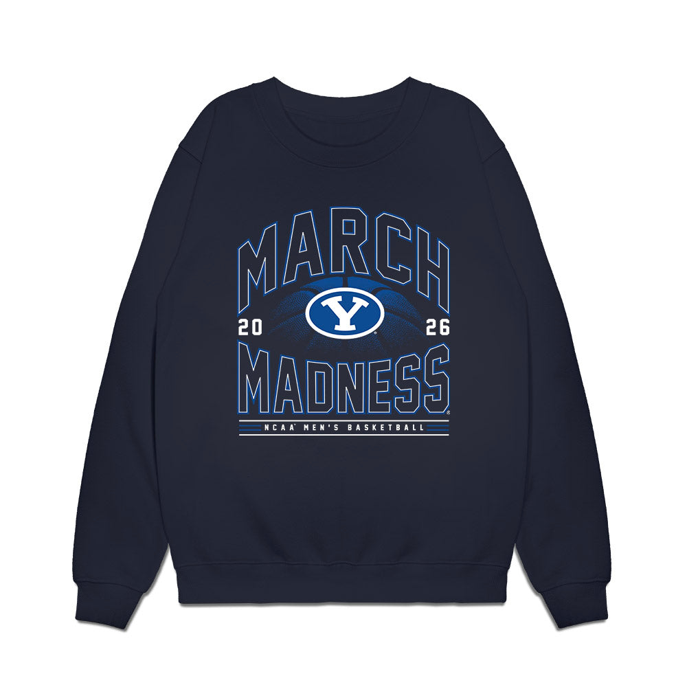BYU - NCAA Men's Basketball : Mihailo Boskovic - NCAA® March Madness® 2026 Premium Crewneck Sweatshirt-0