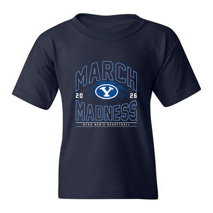 BYU - NCAA Men's Basketball : Dawson Baker - NCAA® March Madness® 2026 Youth T-Shirt-0