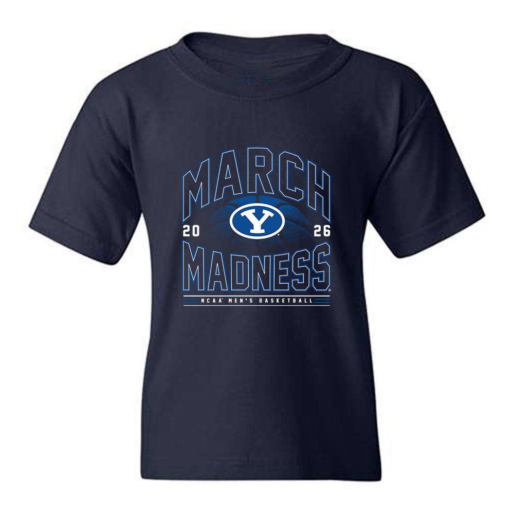 BYU - NCAA Men's Basketball : Nate Pickens - NCAA® March Madness® 2026 Youth T-Shirt-0
