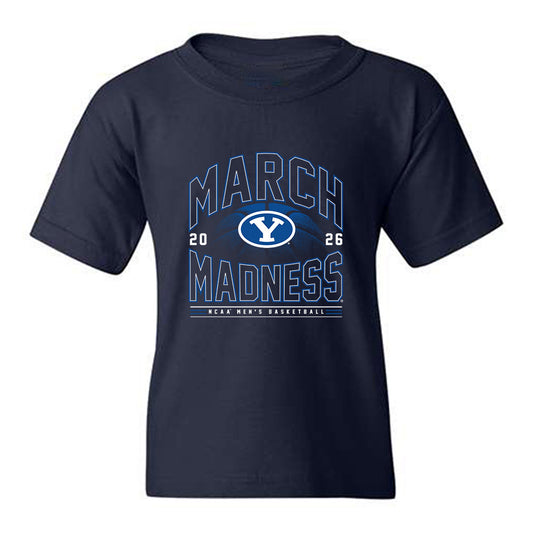 BYU - NCAA Men's Basketball : Robert Wright III - NCAA® March Madness® 2026 Youth T-Shirt-0