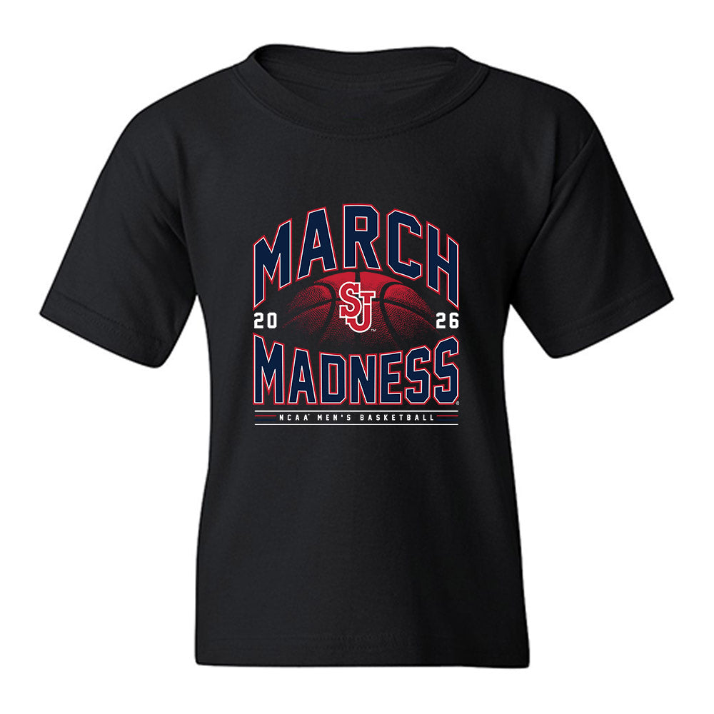 St. Johns - NCAA Men's Basketball : Ruben Prey - NCAA® March Madness® 2026 Youth T-Shirt-0