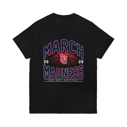 St. Johns - NCAA Men's Basketball : Oziyah Sellers - NCAA® March Madness® 2026 Comfort Colors T-Shirt-0
