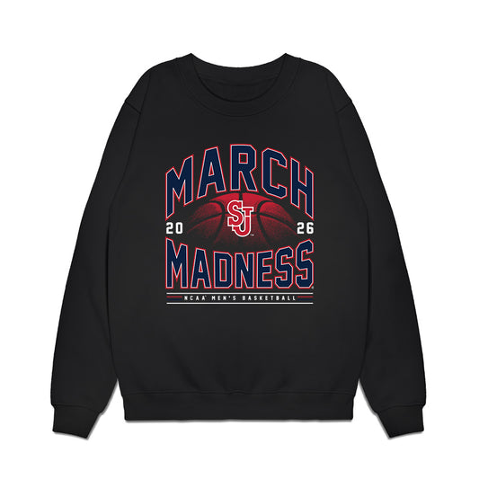 St. Johns - NCAA Men's Basketball : Zuby Ejiofor - NCAA® March Madness® 2026 Premium Crewneck Sweatshirt-0