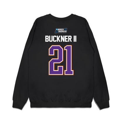Clemson - NCAA Men's Basketball : Ace Buckner II - NCAA® March Madness® 2026 Premium Crewneck Sweatshirt-1