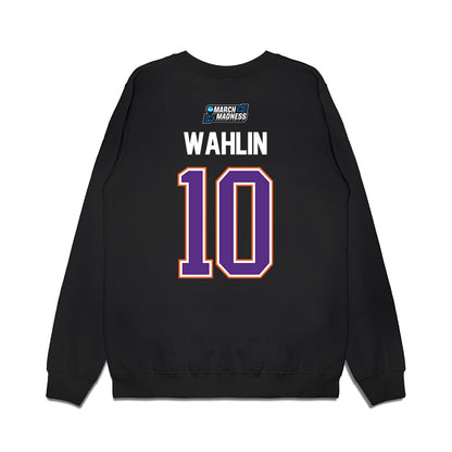 Clemson - NCAA Men's Basketball : Jake Wahlin - NCAA® March Madness® 2026 Premium Crewneck Sweatshirt-1
