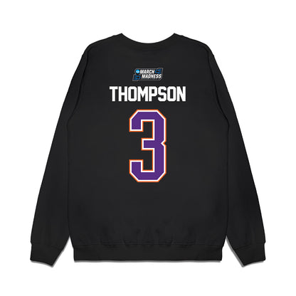Clemson - NCAA Men's Basketball : Chase Thompson - NCAA® March Madness® 2026 Premium Crewneck Sweatshirt-1