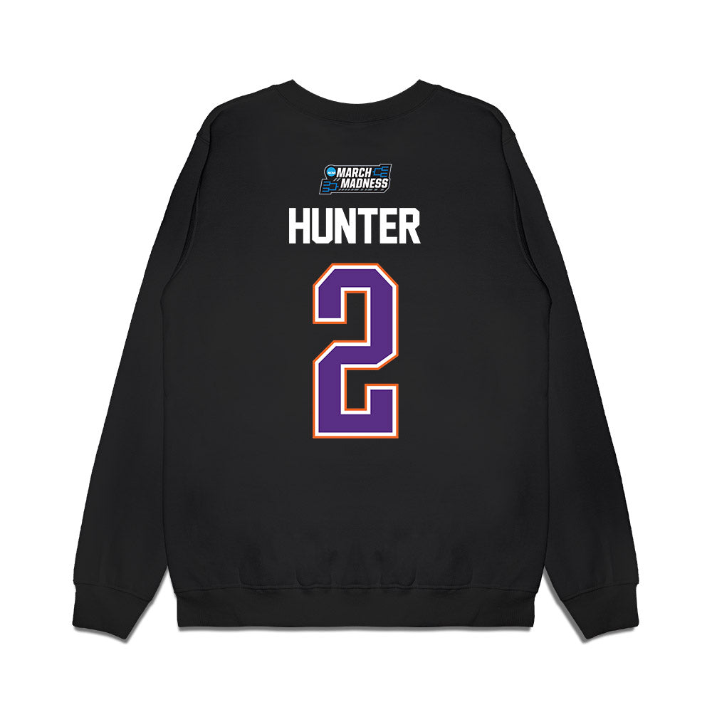 Clemson - NCAA Men's Basketball : Dillon Hunter - NCAA® March Madness® 2026 Premium Crewneck Sweatshirt-1