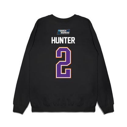 Clemson - NCAA Men's Basketball : Dillon Hunter - NCAA® March Madness® 2026 Premium Crewneck Sweatshirt-1