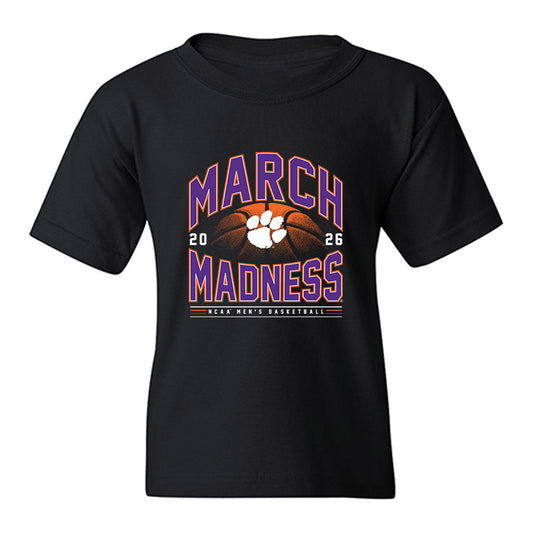 Clemson - NCAA Men's Basketball : Dallas Thomas - NCAA® March Madness® 2026 Youth T-Shirt-0