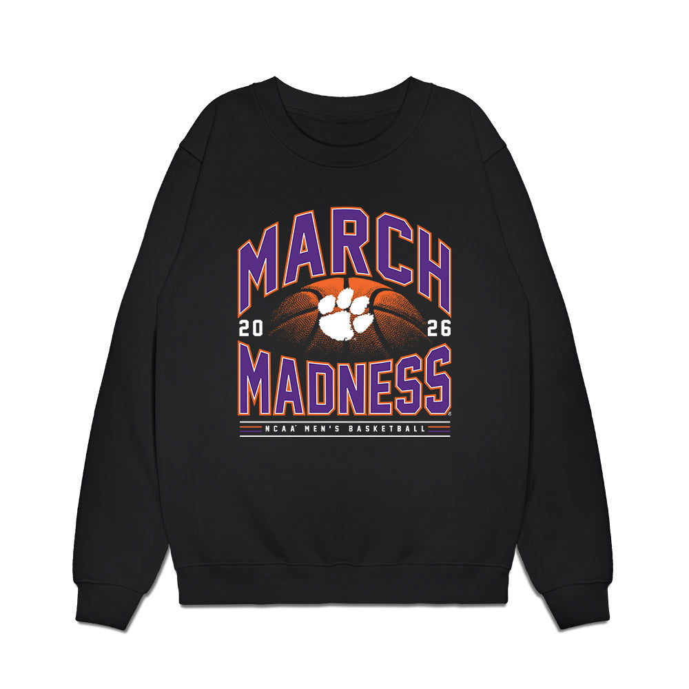 Clemson - NCAA Men's Basketball : Dillon Hunter - NCAA® March Madness® 2026 Premium Crewneck Sweatshirt-0