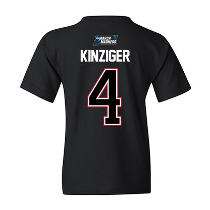 Wisconsin - NCAA Men's Basketball : Zach Kinziger - NCAA® March Madness® 2026 Youth T-Shirt-1