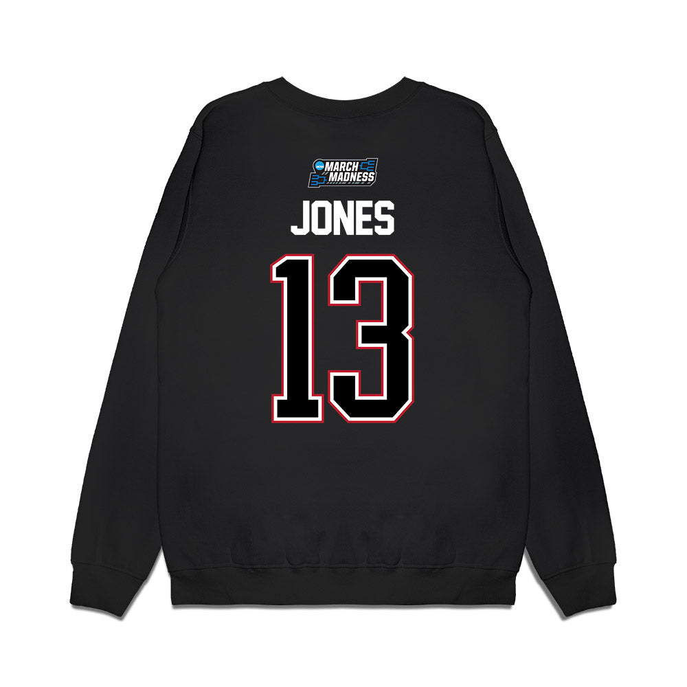 Wisconsin - NCAA Men's Basketball : Hayden Jones - NCAA® March Madness® 2026 Premium Crewneck Sweatshirt-1