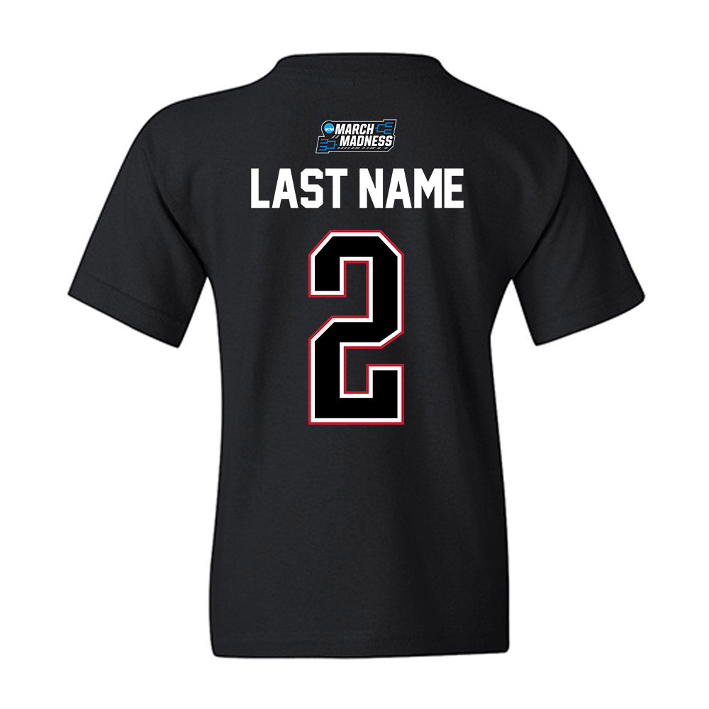 Wisconsin - NCAA Men's Basketball : Nick Boyd - NCAA® March Madness® 2026 Youth T-Shirt-1