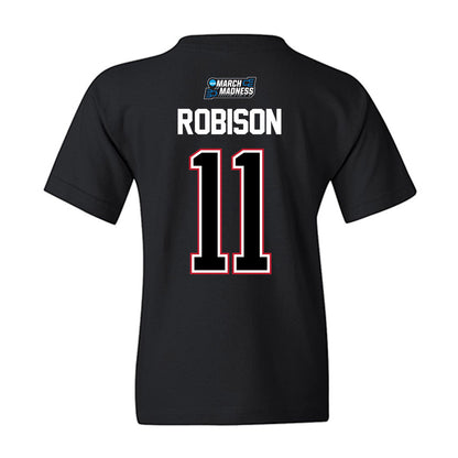 Wisconsin - NCAA Men's Basketball : Jack Robison - NCAA® March Madness® 2026 Youth T-Shirt-1