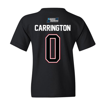 Wisconsin - NCAA Men's Basketball : Braeden Carrington - NCAA® March Madness® 2026 Youth T-Shirt-1