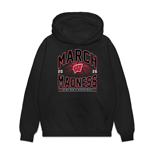 Wisconsin - NCAA Men's Basketball : Andrew Rohde - NCAA® March Madness® 2026 Premium Hooded Sweatshirt-0