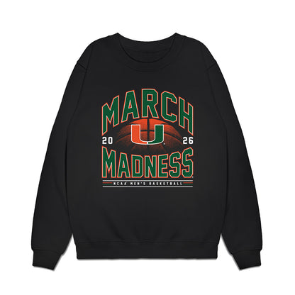 Miami - NCAA Men's Basketball : Marcus Allen - NCAA® March Madness® 2026 Premium Crewneck Sweatshirt-0