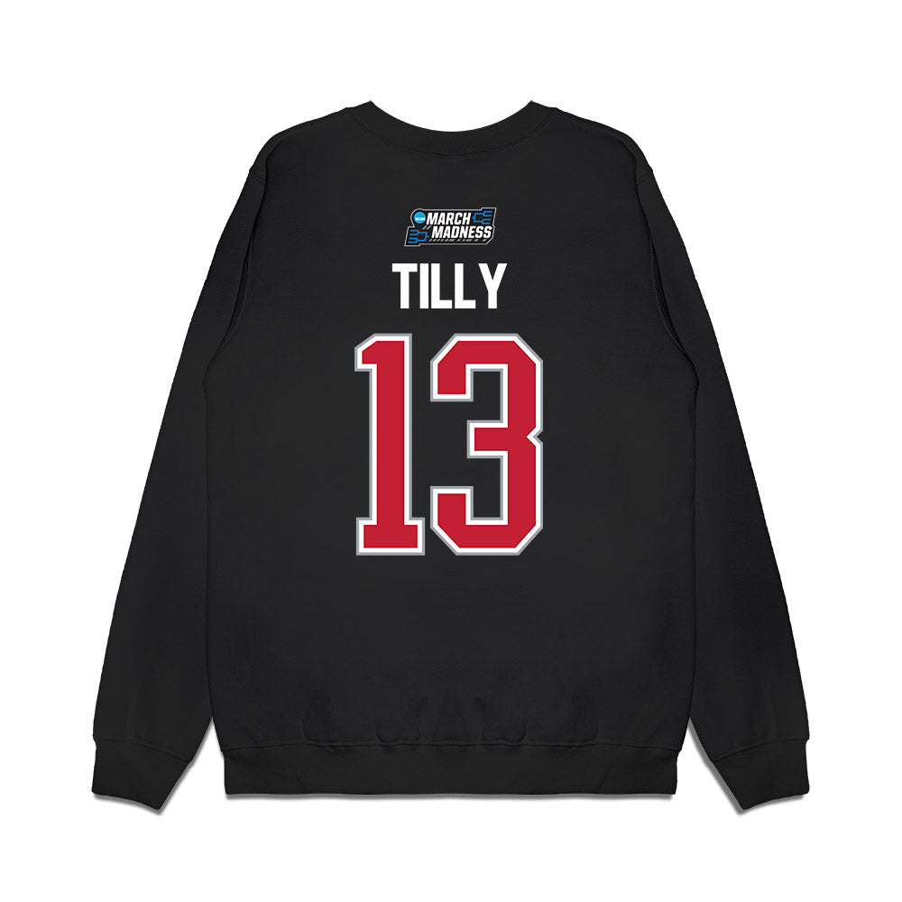 Ohio State - NCAA Men's Basketball : Christoph Tilly - NCAA® March Madness® 2026 Premium Crewneck Sweatshirt-1
