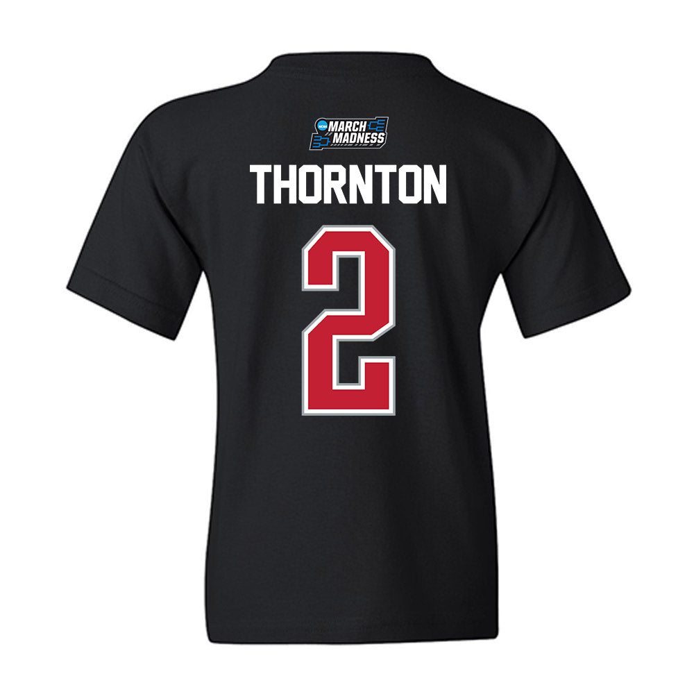 Ohio State - NCAA Men's Basketball : Bruce Thornton - NCAA® March Madness® 2026 Youth T-Shirt-1