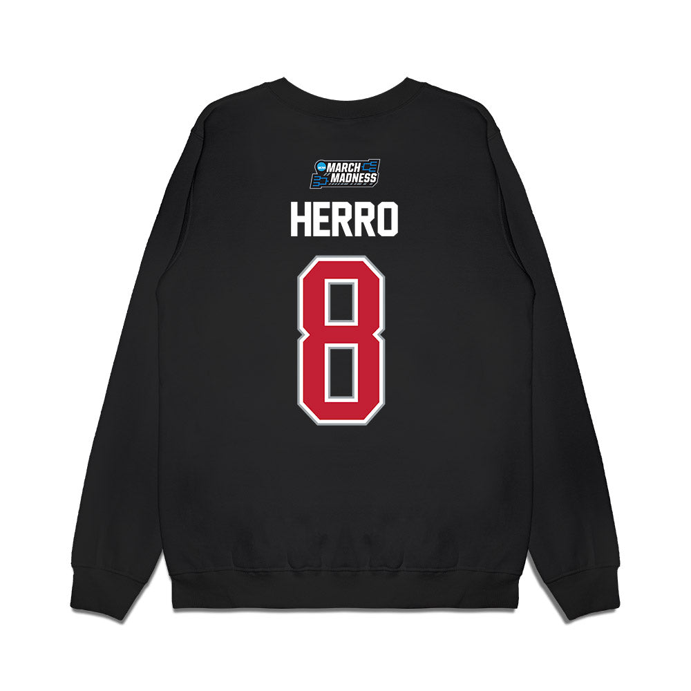 Ohio State - NCAA Men's Basketball : Myles Herro - NCAA® March Madness® 2026 Premium Crewneck Sweatshirt-1