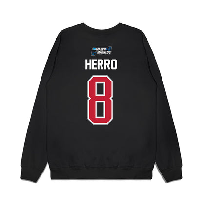 Ohio State - NCAA Men's Basketball : Myles Herro - NCAA® March Madness® 2026 Premium Crewneck Sweatshirt-1