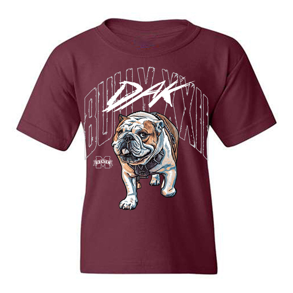 Mississippi State - NCAA Football : Mascot Youth T-Shirt-0