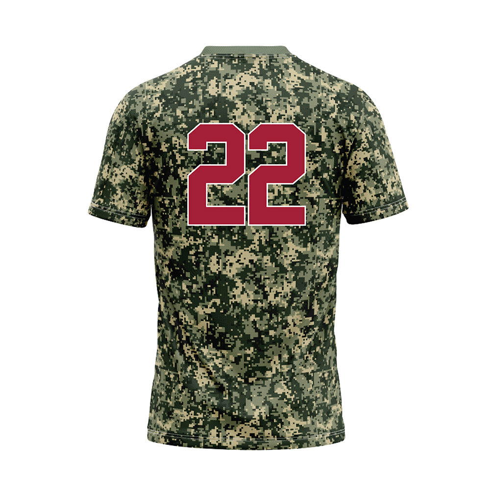 Alabama - NCAA Baseball : Will Rhine - Camo Baseball Jersey-1