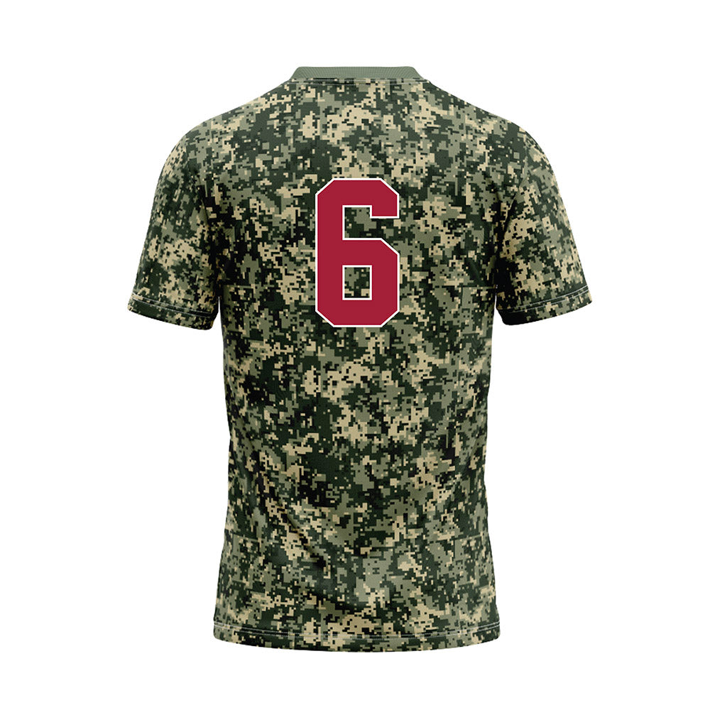 Alabama - NCAA Baseball : Evan Taylor - Camo Baseball Jersey-1