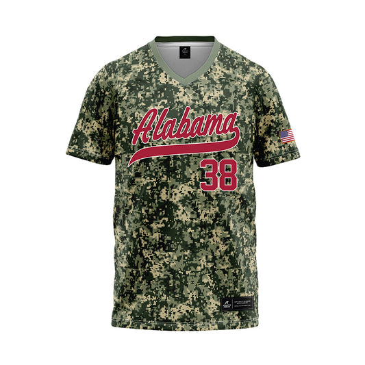 Alabama - NCAA Baseball : Zach Kittrell - Camo Baseball Jersey-0