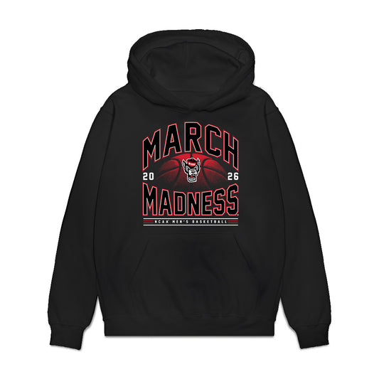 NC State - NCAA Men's Basketball : Sung Jin Lee - NCAA® March Madness® 2026 Premium Hooded Sweatshirt-0