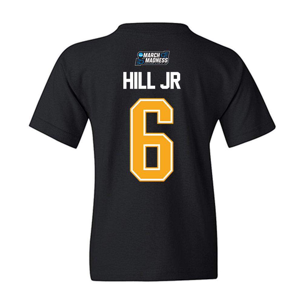 VCU - NCAA Men's Basketball : Terrence Hill Jr - NCAA® March Madness® 2026 Youth T-Shirt-1