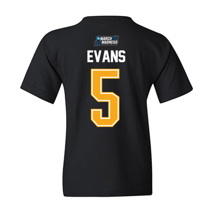 VCU - NCAA Men's Basketball : Barry Evans - NCAA® March Madness® 2026 Youth T-Shirt-1