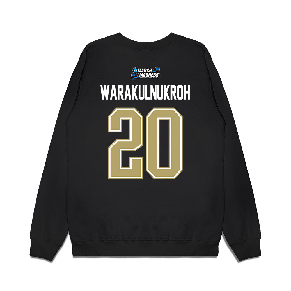 Central Florida - NCAA Men's Basketball : Poohpha Warakulnukroh - NCAA® March Madness® 2026 Premium Crewneck Sweatshirt-1