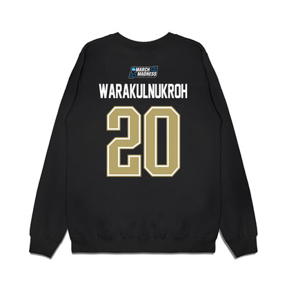 Central Florida - NCAA Men's Basketball : Poohpha Warakulnukroh - NCAA® March Madness® 2026 Premium Crewneck Sweatshirt-1
