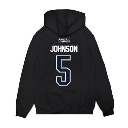 Akron - NCAA Men's Basketball : Tavari Johnson - NCAA® March Madness® 2026 Premium Hooded Sweatshirt-1