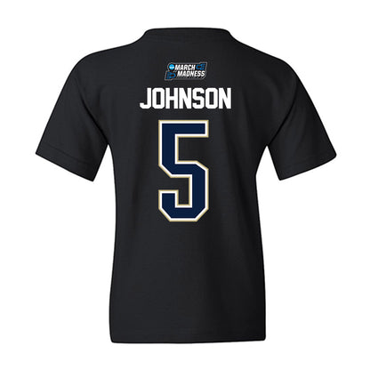 Akron - NCAA Men's Basketball : Tavari Johnson - NCAA® March Madness® 2026 Youth T-Shirt-1