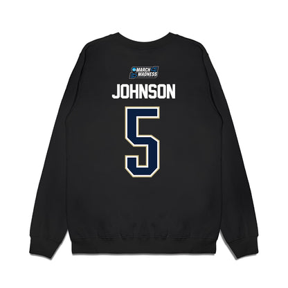 Akron - NCAA Men's Basketball : Tavari Johnson - NCAA® March Madness® 2026 Premium Crewneck Sweatshirt-1