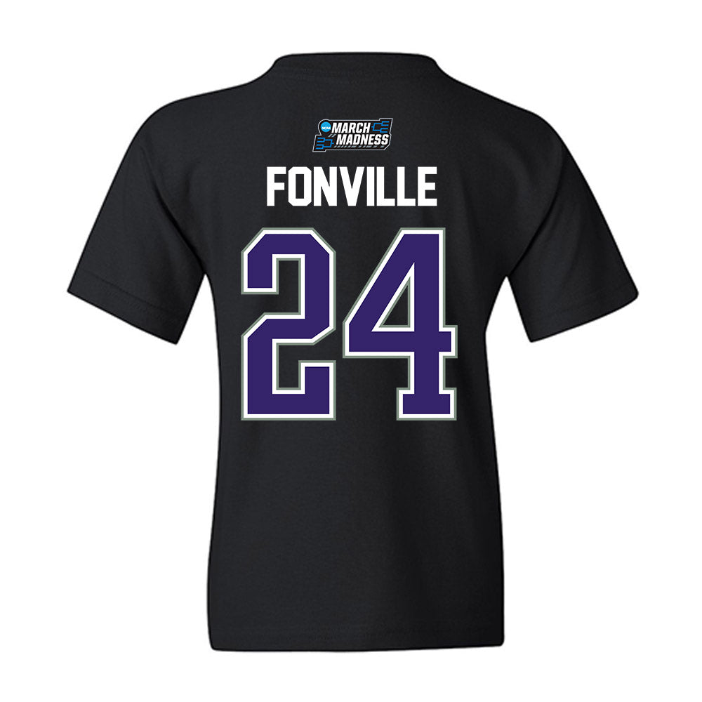 High Point - NCAA Men's Basketball : David Fonville - NCAA® March Madness® 2026 Youth T-Shirt-1