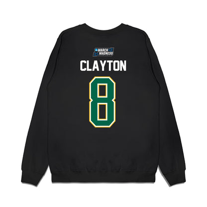 Siena - NCAA Men's Basketball : Mosi Clayton - NCAA® March Madness® 2026 Premium Crewneck Sweatshirt-1