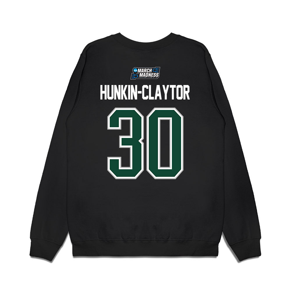 Hawaii - NCAA Men's Basketball : Aaron Hunkin-Claytor - NCAA® March Madness® 2026 Premium Crewneck Sweatshirt-1