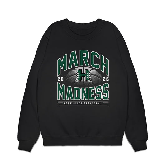 Hawaii - NCAA Men's Basketball : Aaron Hunkin-Claytor - NCAA® March Madness® 2026 Premium Crewneck Sweatshirt-0