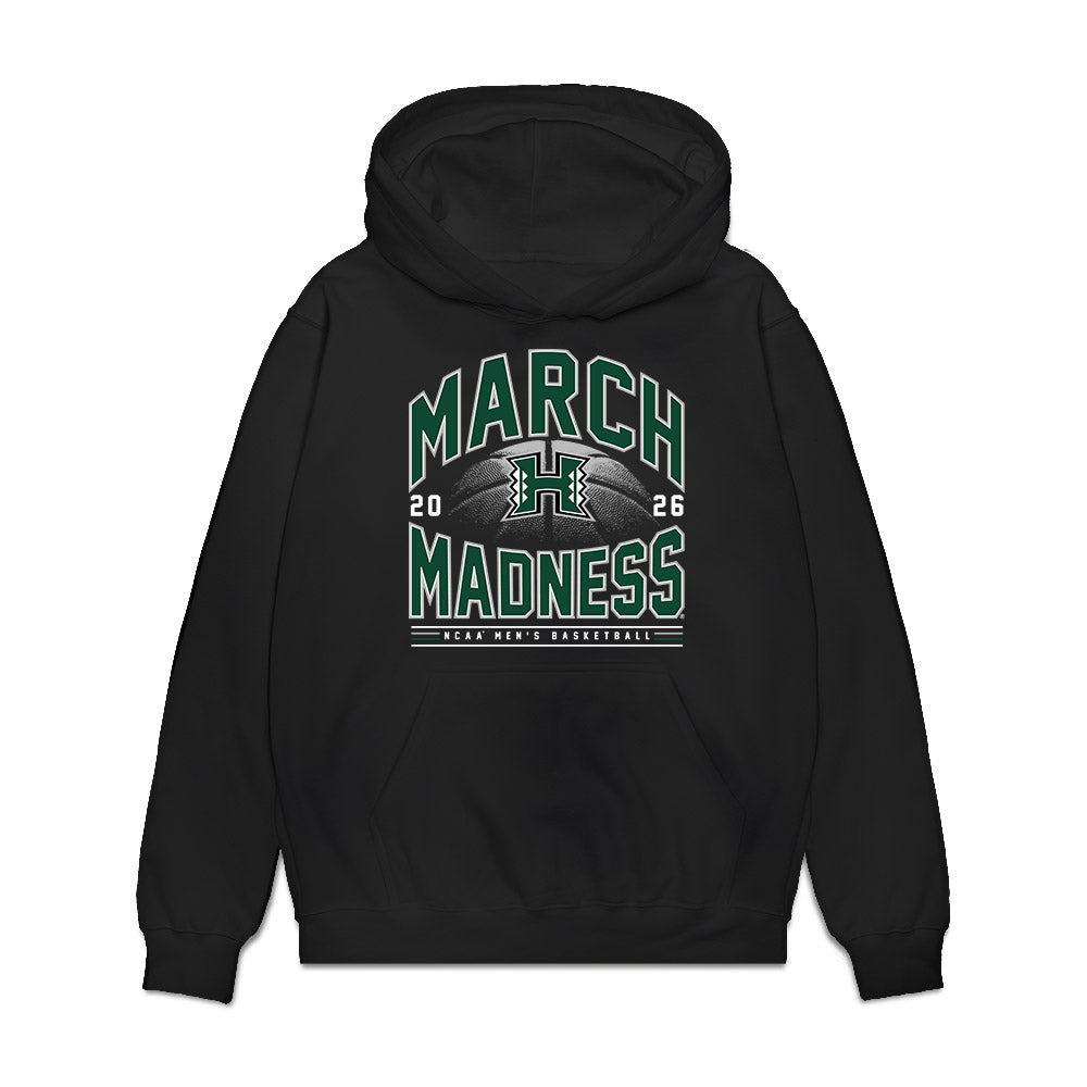 Hawaii - NCAA Men's Basketball : Harry Rouhliadeff - NCAA® March Madness® 2026 Premium Hooded Sweatshirt-0