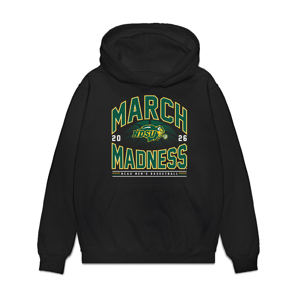 NDSU - NCAA Men's Basketball : Riley Massey - NCAA® March Madness® 2026 Premium Hooded Sweatshirt-0