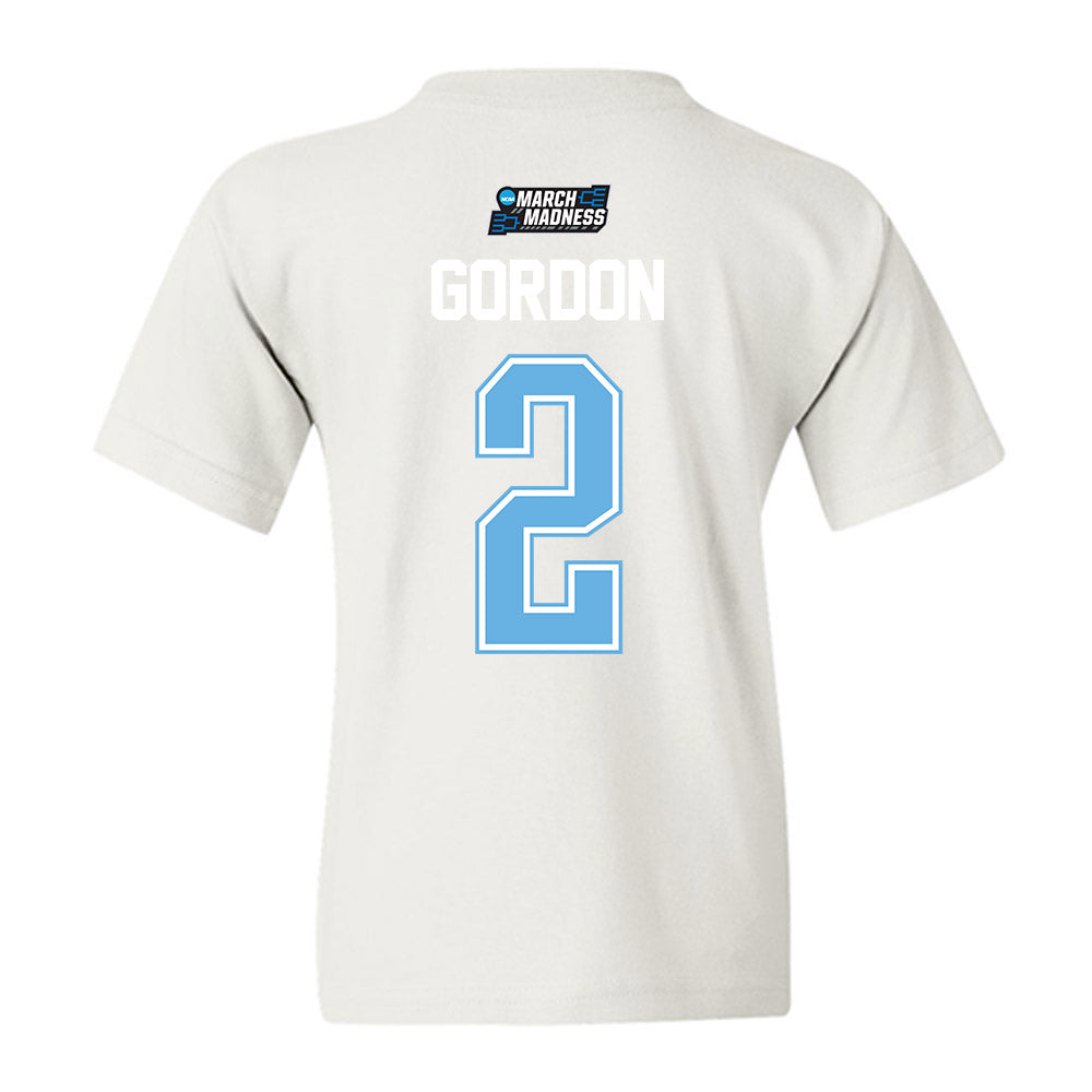 LIU - NCAA Men's Basketball : Greg Gordon - NCAA® March Madness® 2026 Youth T-Shirt-1