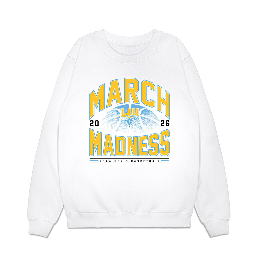 LIU - NCAA Men's Basketball : Isaiah Miranda - NCAA® March Madness® 2026 Premium Crewneck Sweatshirt-0
