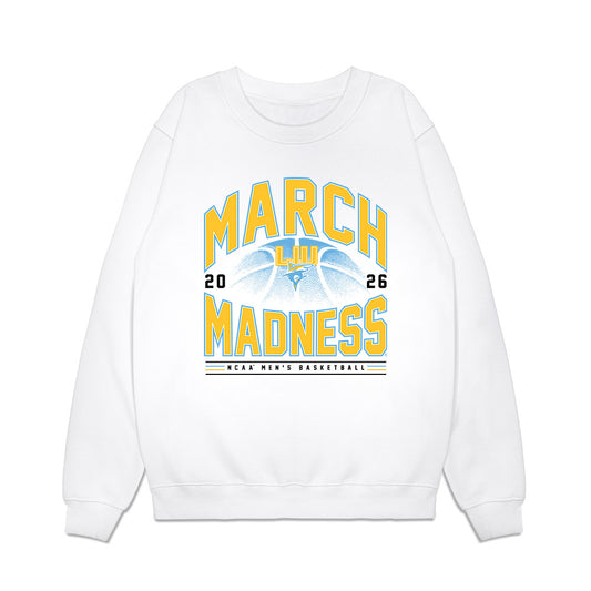 LIU - NCAA Men's Basketball : Isaiah Miranda - NCAA® March Madness® 2026 Premium Crewneck Sweatshirt-0