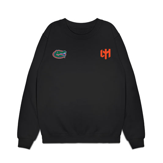 Florida - NCAA Women's Basketball : Alivia McGill - All Time Leading Scorer Collage Premium Crewneck Sweatshirt-0