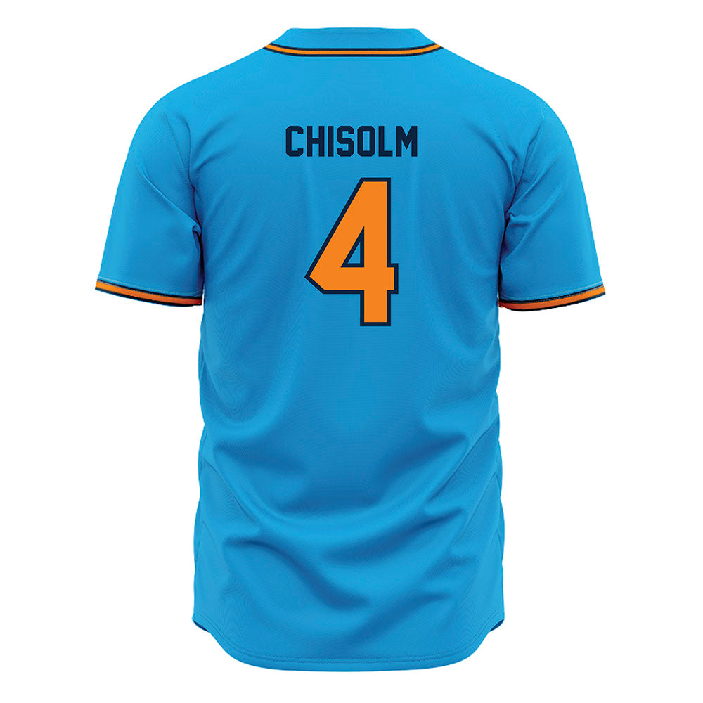 Murray State - NCAA Baseball : Connor Chisolm - Blue Jersey-1